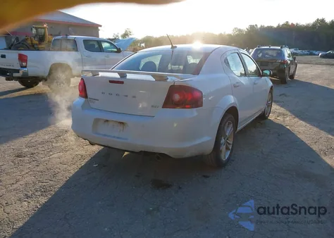 2014 Dodge Avenger Sxt из США, поврежденный, VIN 1C3CDZCG2EN147370